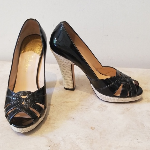 Cole Haan Shoes - Cole Hahn Collection Heels, with Nike Air Pods, black patent leather, size 7.5
